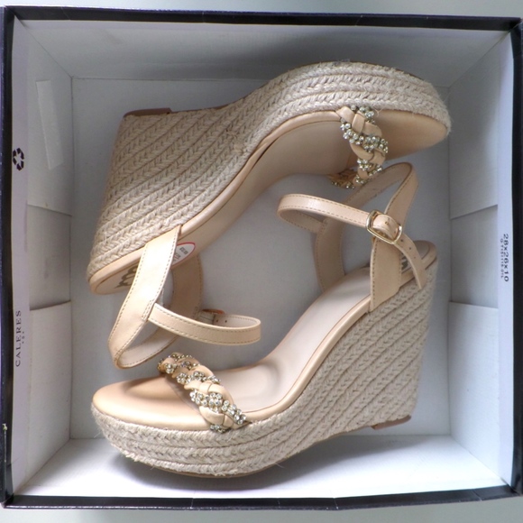 Fergalicious Beige Crystal Heels - Picture 4 of 5